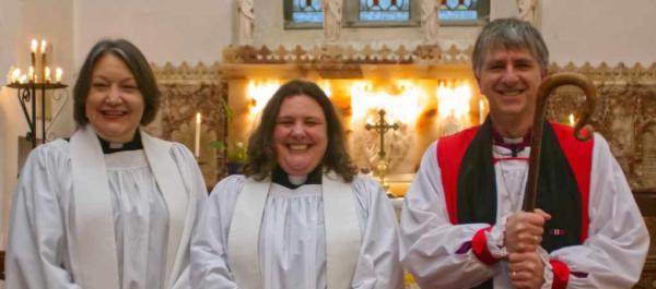 Revd Laura Bushell Hawke has been licenced as our new Priest-in-Charge