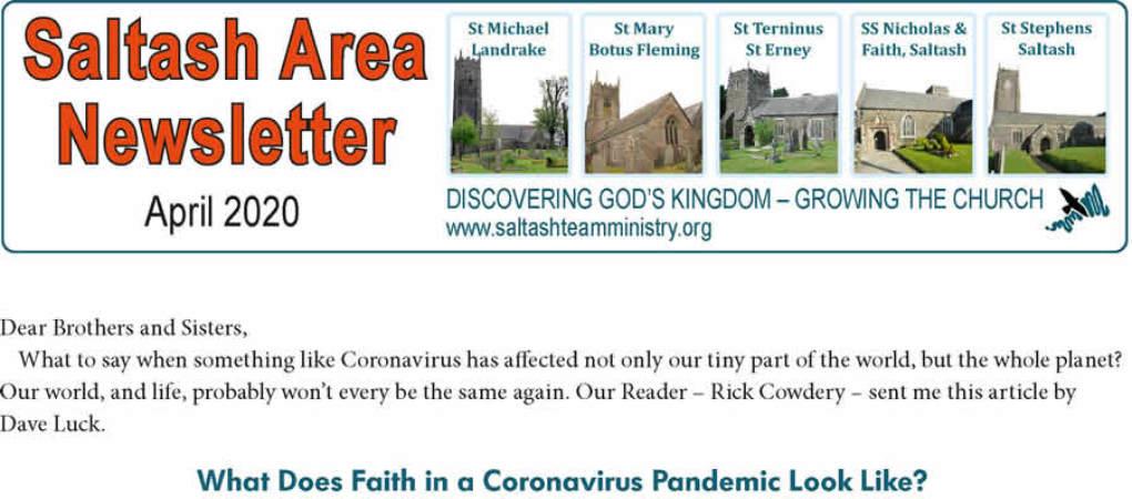 April Newsletters