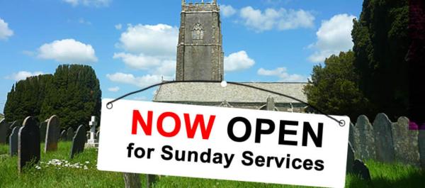 Churches are OPEN